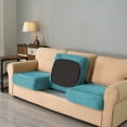thumbnail image 6 of Stretch Velvet Sofa Cover,Slipcovers for Sofas with Separate Cushions and Backrests Covers, with Elastic Adjustment Band Slipcover, 6 of 9