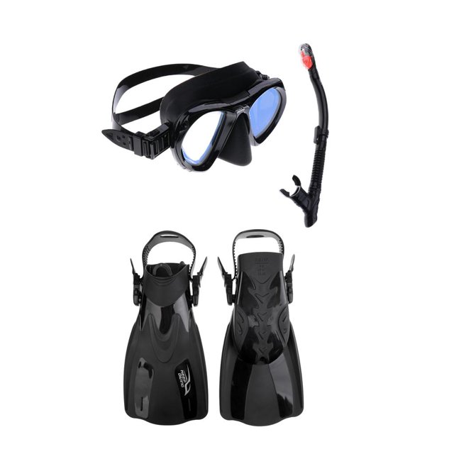 Aletas De Buceo Buceo Snorkel Aletas De Buceo Con Máscara De Snorkel Seca Conjunto Para Buceo Con Esnórquel, Equipo Para Buceo XS M Soledad Submarinismo