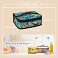 thumbnail image 7 of KUIFORTI Butterfly Print Lunch Box Reusable Women Laptop Tote Bag Ice Packs Women Lunch Bag Wallet Zipper Purse with Handle, 7 of 7