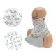 thumbnail image 4 of Ofertas Únicas 1 Pc Gaiter de Cuello Geométrico Máscara de Orejas Bufanda Blanca, 4 of 5