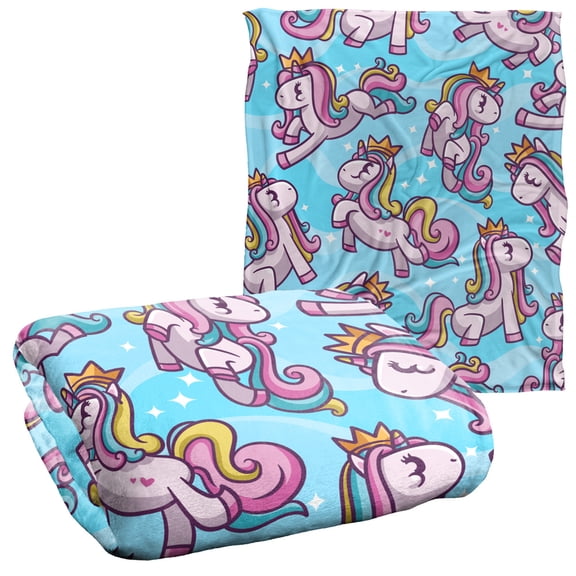 Logovision Kawaii Unicorn Pattern Silky Touch Super Soft Throw Blanket 50' x 60'