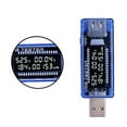 thumbnail image 3 of USB de Voltaje de Corriente Voltímetro Amperímetro Probador Doctor USB - azul 3 en 1 azul DYNWAVEMX multímetro probador usb, 3 of 8