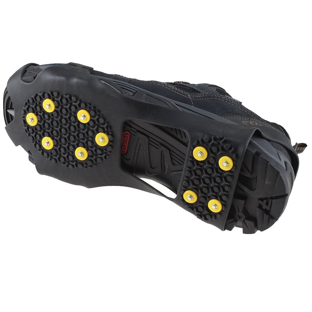 Non-slip Snow Cleats Anti-Slip Overshoes Studded Ice Traction Shoe Covers Spike 