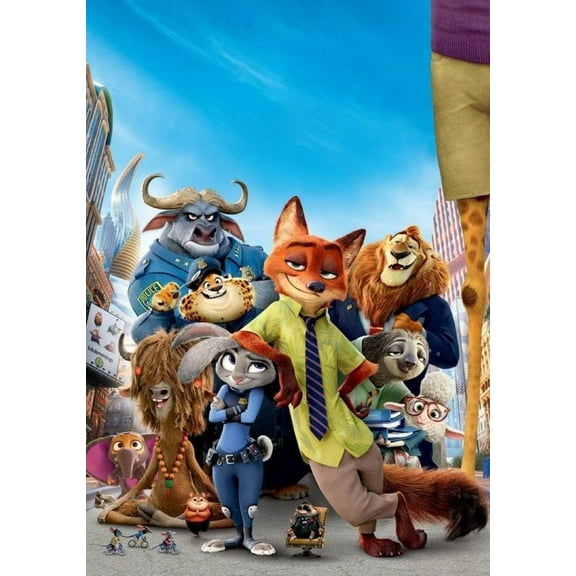 Diamond Painting Kits Zootopia For Adult Diamond Art Diamond Dots Paint with Diamonds Paint by Numbers Gem Art Embroidery Cross Stitch 12"X16"