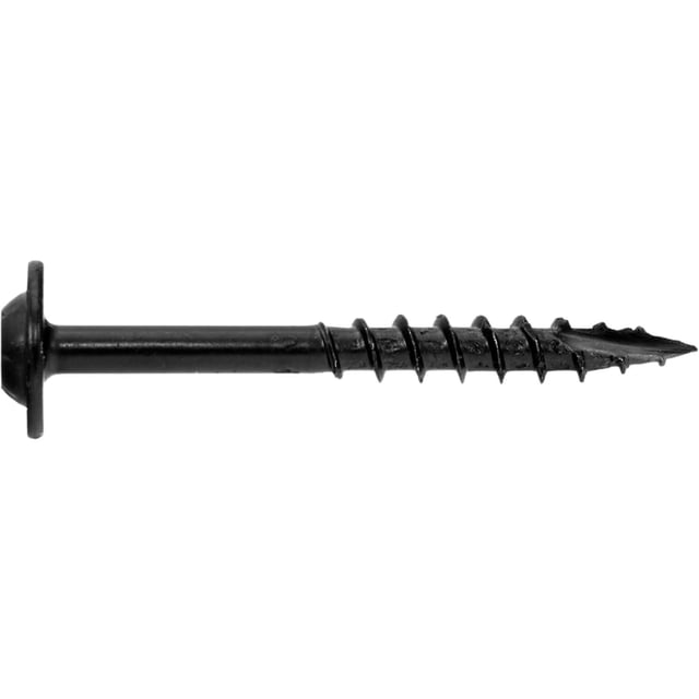 Tornillo redondo #8 x 1-5/8 con cabeza de arandela, 1 libra (161 piezas)