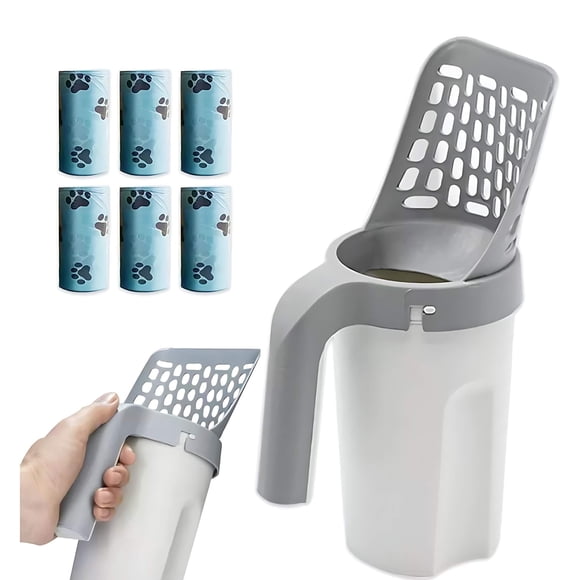 Pala para Arenero gatos MR. GADGETS con bolsas limpiar arena
