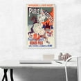 thumbnail image 2 of ARTCANVAS Hippodrome De La Porte-Maillot - Paris Courses Canvas Art Print by Jules Cheret - Size: 26" x 18" (0.75" Deep), 2 of 9