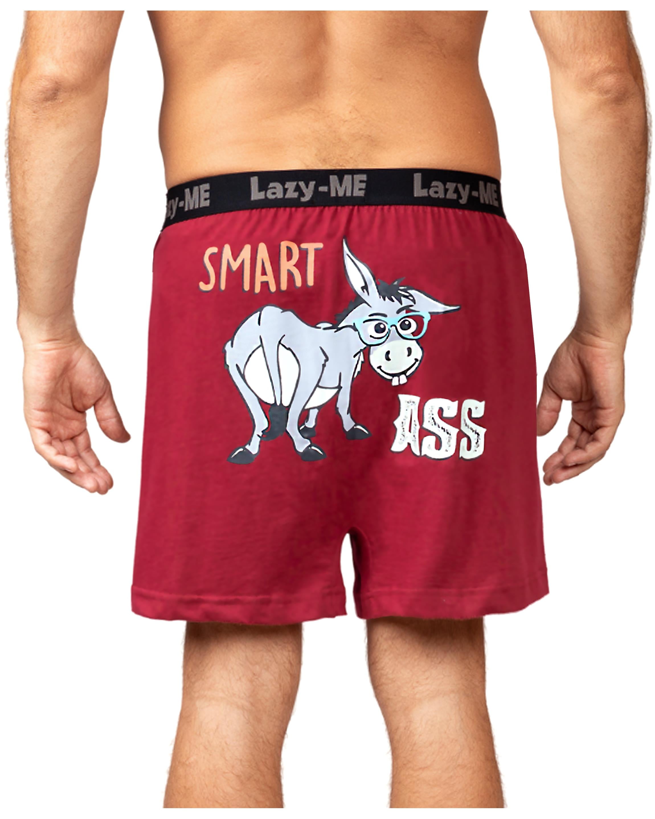 Likeur je bent ontgrendelen Mens Funny Boxer Shorts, Male Sizes XS-L, Smart 2, Size: S, Lazy Me -  Walmart.com
