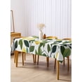 thumbnail image 3 of Summer Lemon Rectangle Tablecloth, Yellow Fruits Pastoral Green Botanical Waterproof & StainResistant Tablecloth, Washable Oil-proof Table Cover for Dining/Party/Wedding/Camping/Buffet 54x108 In, 3 of 9