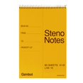 thumbnail image 3 of Hexang Steno Pads Top Binding Ruled White Paper Natural Board Cover Notebooks Ideal For School Home, 3 of 7