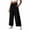 Black, variant on Qulqfy Linen Wide Leg Pants Women 2026 Baggy Casual Petite High Waisted Cotton Flowy pleated Khaki Trousers Pants with Pockets XL