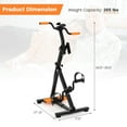 thumbnail image 3 of Costway Vélo d'Exercice à Pédales LCD Réglables avec Massage, Équipement de Réadaptation Physique pour Tout le Corps, 3 of 10