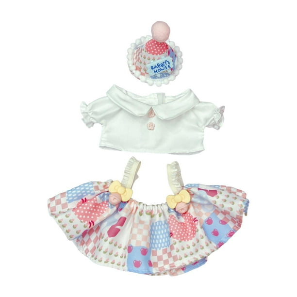 Ropa para muñecos de peluche de 20 cm, moda, accesorios para fotos DIY, accesorios para muñecos de peluche, vestido vestido de pastel