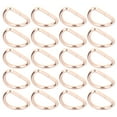thumbnail image 4 of Bag Hardware, Sufficient Quantity Elegant Appearance D Rings Metal Materials  For Necklaces Bags For Wallets Bracelets Gold, 4 of 8