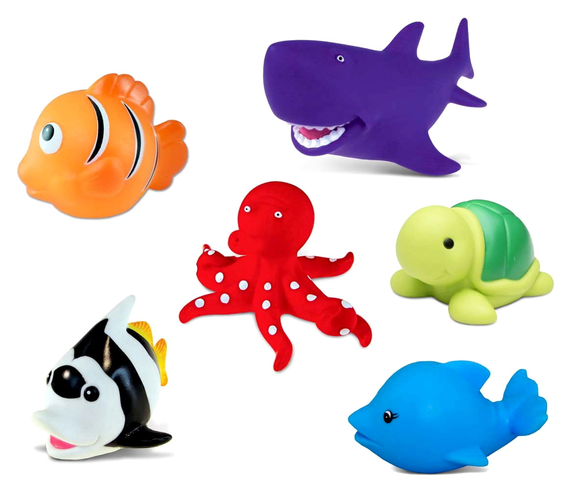 Turquoise Blue Lunarable Kraken Storage Toy Bag Chair Octopus in Sea with Algae Fishes Coral Reef Childish Cartoon Stuffed Animal Organizer Washable Bag for Kids Small Size