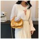 thumbnail image 5 of Bolsos cruzados de media luna con cierre de moda Bolsos de mujer nuevos y sólidos en oferta 2024 Cadenas de alta calidad Bolsos de hombro de lujo ligeros, 5 of 5