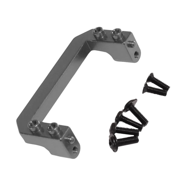 Asiento de dirección con soporte para servo RC, bricolaje, modificado, conveniente, actualización, reemplazo de metal 1/12 Titanio