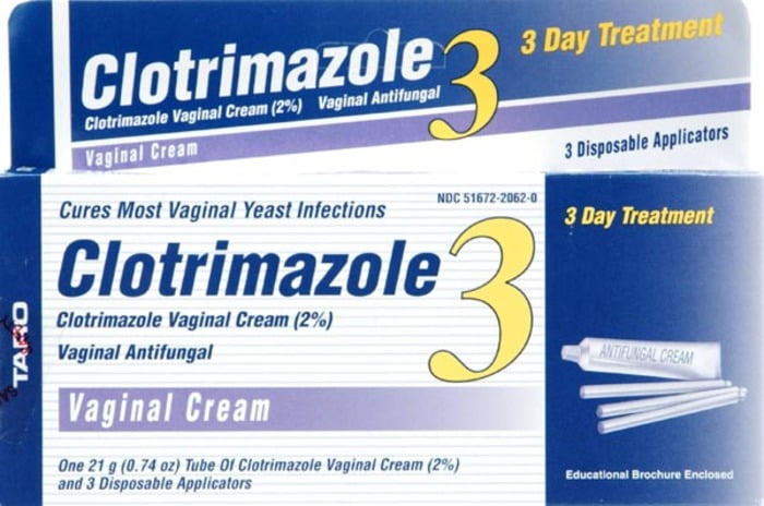 Clotrimazole 3-day Vaginal Antifungal Cream 2% | 0.74oz Tube - Walmart.com
