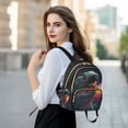 thumbnail image 6 of FORMRS Mini Backpack Purse for Women Quilted Travel Daypack Casual Shoulder Bag, Black Astronaut, 6 of 7