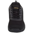 thumbnail image 2 of ABSOLUTE FOOTWEAR Mens Lightweight Mesh Lace Up Steel Toecap Work Trainers Sneakers Shoes - Black - US 11, 2 of 7