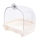 thumbnail image 4 of Baño para pájaros, bañera para pájaros, cuenco de agua, ducha para pájaros, fácil de instalar, bañera para loros, periquitos, cacatúas, pájaros pequeñ blanco, 4 of 8