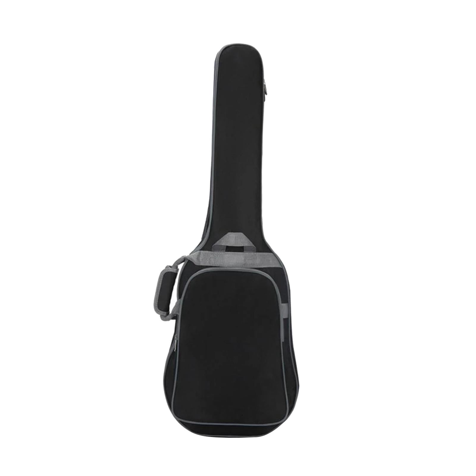 LeeQinersw Acoustic Guitar Bag Carry Case with Pockets Guitar Gig Bag Brass Case