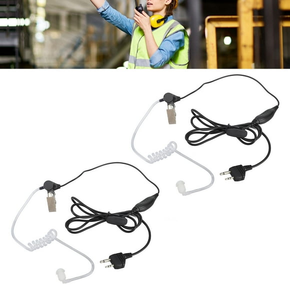 Security Earpieces, 2Pcs 2 Way Radio Headset Sturdy Clip 2pin Plug with for GXT1050VP4