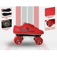 thumbnail image 2 of Fly Drone Patins à Chaussures Quad Haute Vitesse pour Utilisateurs Professionnels et Intermédiaires, Ajustés avec Roulements de 7mm 2rs et Roues en Pu de 65mm pour Tous les Groupes d'Âge Garçons et Filles (Rouge-3 Uk (Longueur des Pieds 23 cm), 2 of 5