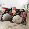 thumbnail image 3 of LALILO Throw Pillow Covers Colorful Bouquet Flowers Spring Cushion Cover 18" x 18", 2 Pack, 3 of 6