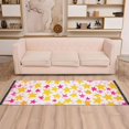 thumbnail image 2 of Yayeee Runner Rug for Bedroom 2'x6' Machine Washable Hallway Non Slip Mat, Light Pink Stars, 2 of 8