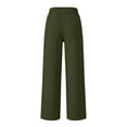 thumbnail image 5 of hotojiny High Waisted Sweatpants for Women Comfortable Wide Leg Athletic Pants with Pockets Loose Fit Lounge Pants(Army Green,Large), 5 of 8