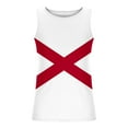 thumbnail image 3 of Njoeus USA State Flag Print Men's Tank Tops Summer Beach Sleeveless Cool Graphic Tees Shirts for Men Casual Gym Workout T-Shirt Athletic Muscle Tee Mens Shirts S-4XL (Alabama), 3 of 4