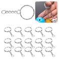 thumbnail image 1 of Zinc Alloy Keychain, Durable Key Ring With Chain, Wallets Connect Pend For Mobile Phones Bags, 1 of 8