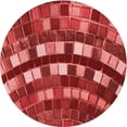 thumbnail image 1 of Ahgly Company Machine Washable Indoor Round Transitional Red Area Rugs, 3' Round, 1 of 7