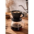 thumbnail image 2 of Chantal 8 ounce Lotus Ceramic Pour Over Coffee Filter, Matte Black, 2 of 3