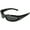 Black Frame Smoke Lens, variant on Eyewear Marilyn 3 Womens Motorcycle Sunglasses with EVA Foam Padding Bling