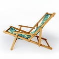 thumbnail image 2 of Society6 Marta Barragan Camarasa Tropical leaf on ornamental pattern Sling Chair, 2 of 3