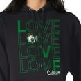 thumbnail image 3 of Women's G-III 4Her by Carl Banks  Black Boston Celtics Basketball Love Fleece Pullover Hoodie, 3 of 3