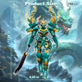 thumbnail image 5 of Bloques de Construccion HIGH GODO Mech Robot Guerrero Dragon Verde 704 Piezas, 5 of 5