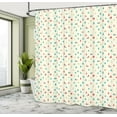 thumbnail image 5 of Ambesonne Trees Shower Curtain, Repetitive Pines Botanical, 69"Wx75"L, Champagne Multicolor, 5 of 5