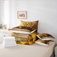thumbnail image 6 of Homewish Rustic Sunflower 7 Pieces Bedding Comforter Set,Old Barn Door Full Bedding Set,Country Floral Fitted Sheet Flat Sheet For Girls Boys,Luxury Bedroom Decor Reversible, 6 of 8