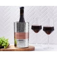 thumbnail image 6 of Sol Living Wine Chiller Bucket - Double Wall Stainless Steel Barware - Wine & Champagne Holder - Cooler for Home, Bars, Restaurants, Commercial Use - Shiny Finish - Hammered Copper, 1.6 qt, 6 of 9