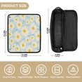thumbnail image 2 of Hair Tools Storage with Heat Resistant Mat- Light Blue Pattern Printed Curling Iron Travel Bag/Flat Iron Case for Women, 2 of 8
