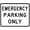 Color 3947, variant on Emergency Parking Only Sign Parking Signs Metal Sign Tin Sign 12x16 Inch - Caution Safety Warning Security Signs Indoor & Outdoor Signs for Home, Office, Work