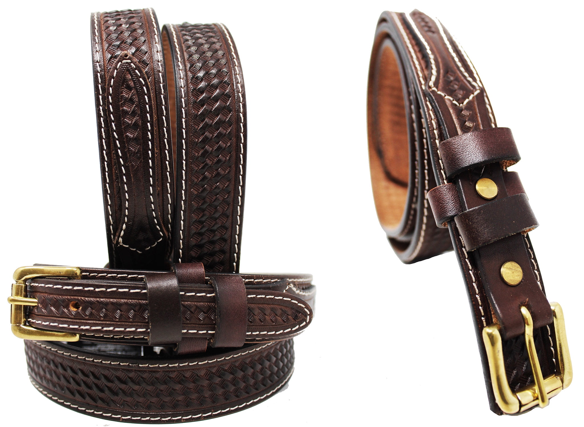 mens basket weave belt