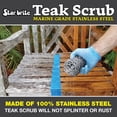 thumbnail image 4 of Star brite Marine Grade Stainless Steel Teak Scrub, 4 of 5