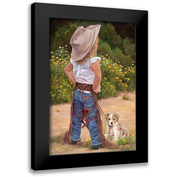 Dudley, June 11x14 Black Modern Framed Museum Art Print Titled - Boss Lady.