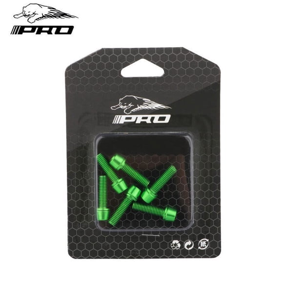 6 Pcs Vis de Potence Plaquées M5*18mm pour Guidon de Bicyclette