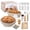 9"+10"Bread Basket, variant on YEERSWAG 27PCS Sourdough Bread Baking Supplies Kit, 9" Round + 10" Oval Banneton Proofing Baskets Starter Jar with Temp. Tracking Band & Thermometer Strip, Scoring Stencils, Recipe – Complete Set