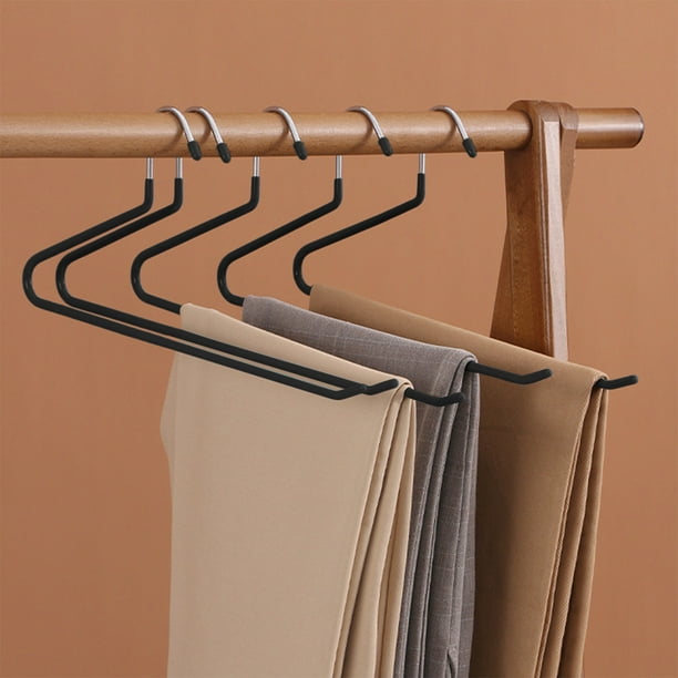 Non Slip Heavy Duty Iron Clothes Rack, Space Saving Z Shaped